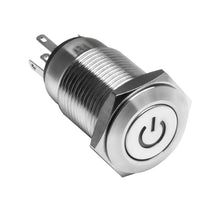 Load image into Gallery viewer, Oracle Pre-Wired Power Symbol On/Off Flush Mount LED Switch - UV/Purple
