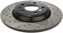 Load image into Gallery viewer, StopTech Power Slot 09-10 Audi A4/A4 Quattro / 08-10 A5 / 10 S4 Rear Right Drilled &amp; Slotted Rotor

