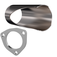 Load image into Gallery viewer, QTP 2.25in Weld-On QTEC DIY Cutout Pipe
