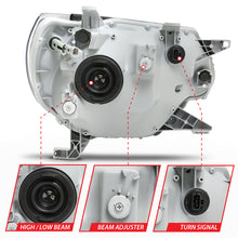 Load image into Gallery viewer, ANZO 2012-2015 Toyota Tacoma Crystal Headlights Black
