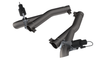 Load image into Gallery viewer, QTP 11-18 Dodge Durango 5.7L 2.5in 304SS Aggressor Cutout Dual Mid Pipes
