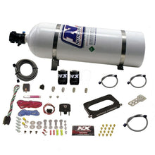 Load image into Gallery viewer, Nitrous Express 96-04 Ford Mustang Cobra/Mach 1 4 Valve Nitrous Kit (50-300HP) w/15lb Bottle
