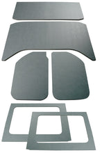 Load image into Gallery viewer, DEI 11-18 Jeep Wrangler JK 4-Door Boom Mat Complete Headliner Kit - 6 Piece - Gray Leather Look
