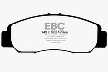 Load image into Gallery viewer, EBC 06-11 Acura CSX (Canada) 2.0 Greenstuff Front Brake Pads
