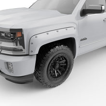 Load image into Gallery viewer, EGR 14+ Chev Silverado 5ft Bed Bolt-On Look Color Match Fender Flares - Set - Summit White
