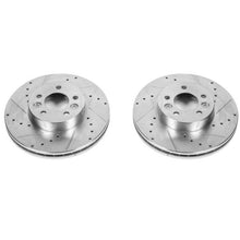 Load image into Gallery viewer, Power Stop 98-02 Ford Crown Victoria Front Evolution Drilled &amp; Slotted Rotors - Pair
