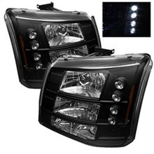 Load image into Gallery viewer, Spyder Chevy Silverado 1500/2500 03-06 Bumper Lights Crystal Headlights Blk HD-YD-CS03-1PC-AM-BK
