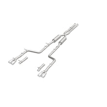 Load image into Gallery viewer, MagnaFlow Cat-Back, SS, 2.5in, Quad Split Rear 3.5in Tip 2015 Dodge Challenger 3.6L V6
