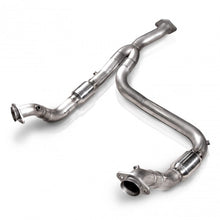 Load image into Gallery viewer, Stainless Works 2011-14 F-150 3.5L 3in Downpipe High-Flow Cats Y-Pipe Factory Connection
