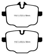 Load image into Gallery viewer, EBC 10+ BMW 535i 3.0 Turbo (F10) Greenstuff Rear Brake Pads
