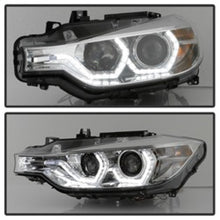 Load image into Gallery viewer, Spyder 12-14 BMW F30 3 Series 4DR Projector Headlights - LED DRL - Chrome (PRO-YD-BMWF3012-DRL-C)
