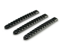 Load image into Gallery viewer, DV8 Offroad 2007-2018 Jeep JK Black Rail Style Door Handle Inserts - Set Of 3
