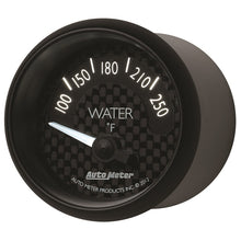 Load image into Gallery viewer, Autometer GT Series 52mm Short Sweep Electronic 100-250 Deg F Water Temperature
