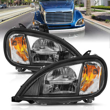Load image into Gallery viewer, ANZO 1996-2013 Freightliner Columbia LED Crystal Headlights Chrome Housing w/ Clear Lens (Pair)
