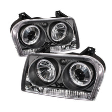 Load image into Gallery viewer, Spyder Chrysler 300 05-08 Projector Headlights LED Halo LED Blk (Not Included) PRO-YD-C305-HL-BK

