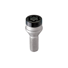 Load image into Gallery viewer, McGard Wheel Lock Bolt Set - 4pk. (Cone Seat) M12X1.5 / 17mm Hex / 25.5mm Shank Length - Black
