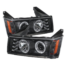 Load image into Gallery viewer, Spyder Chevy Colorado 04-12 Projector Headlights Halogen- LED Halo Blk PRO-YD-CCO04-HL-BK
