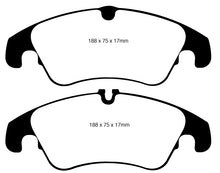 Load image into Gallery viewer, EBC 09-11 Audi A4 2.0 Turbo Ultimax2 Front Brake Pads
