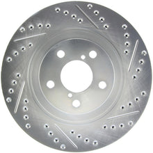 Load image into Gallery viewer, StopTech Select Sport 09-13 Subaru Forester Slotted and Drilled Left Front Rotor

