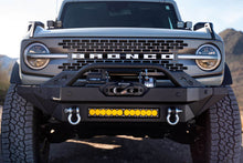 Load image into Gallery viewer, DV8 Offroad 2021+ Ford Bronco Modular Front Bumper Winch Capable w/ Auxiliary Light Mounts
