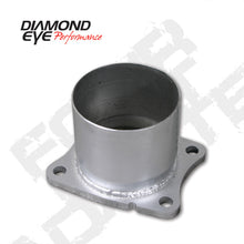 Load image into Gallery viewer, Diamond Eye ADAPTER 4-BOLT FLANGE 4in INNER DIA CLAMP-ON AL: 01-05 CHEVY/GMC 6.6L 2500/3500 CHV-FBA
