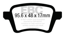 Load image into Gallery viewer, EBC 13+ Fiat 500L 1.4 Turbo Ultimax2 Rear Brake Pads
