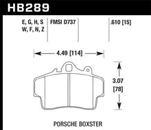 Load image into Gallery viewer, Hawk 97-99 Porsche Boxster 2.5L Base 4 Piston Caliper Front ER-1 Brake Pads

