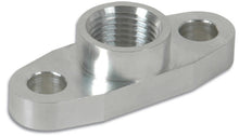 Load image into Gallery viewer, Vibrant Billet Aluminum Oil Drain Flange (T3 T3/T4 and T04) - tapped 1/2in NPT
