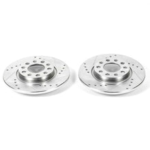 Load image into Gallery viewer, Power Stop 15-17 Chrysler 200 Rear Evolution Drilled &amp; Slotted Rotors - Pair
