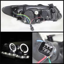 Load image into Gallery viewer, Spyder Hyundai Elantra 07-10 Projector Headlights LED Halo DRL Blk PRO-YD-HYELAN07-DRL-BK
