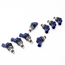 Load image into Gallery viewer, DeatschWerks 95-99 Nissan Q45 370cc Side Feed Injectors
