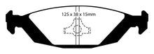Load image into Gallery viewer, EBC 88-90 Saab 900 2.0 Redstuff Rear Brake Pads
