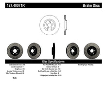 Load image into Gallery viewer, StopTech 07-08 Acura MDX SportStop Slotted &amp; Drilled Right Front Rotor
