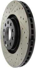 Load image into Gallery viewer, StopTech 05-06 Audi A4 Quattro/ 02-04 A6 Quattro / 99-02 S4 Front Right Slotted &amp; Drilled Rotor
