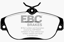 Load image into Gallery viewer, EBC 91-93 Volvo 740 2.3 (ABS) (Girling) Redstuff Front Brake Pads
