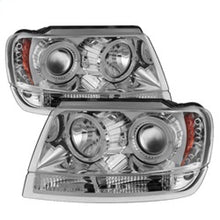 Load image into Gallery viewer, Spyder Jeep Grand Cherokee 99-04 Projector Headlights LED Halo LED Chrm - PRO-YD-JGC99-HL-C
