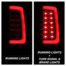 Load image into Gallery viewer, Spyder 07-13 GMC Sierra 1500 V2 Light Bar LED Tail Lights - Blk Smoke (ALT-YD-GS07V2-LBLED-BSM)
