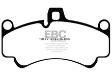 Load image into Gallery viewer, EBC 01-03 Porsche 911 (996) (Cast Iron Rotor only) 3.6 Twin Turbo GT2 Bluestuff Front Brake Pads
