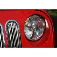 Load image into Gallery viewer, Rugged Ridge 07-18 Jeep Wrangler JK Stainless Steel Headlight Euro Guard Kit
