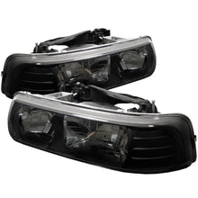 Load image into Gallery viewer, Spyder Chevy Silverado 1500 99-02/Chevy Silverado 3500 01-02 Crystal Headlights Blk HD-YD-CSIL99-BK

