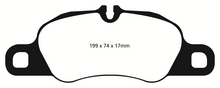 Load image into Gallery viewer, EBC 09-12 Porsche 911 (997) (Cast Iron Rotor only) 3.6 Carrera 2 Redstuff Front Brake Pads
