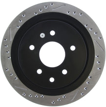 Load image into Gallery viewer, StopTech 06-07 350Z / 05-07 G35 / 06-07 G35X SportStop Slotted &amp; Drilled Rear Right Rotor
