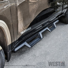 Load image into Gallery viewer, Westin 19-20 Chevrolet Silverado / GMC Sierra 1500 Double Cab HDX Drop Nerf Step Bars - Textured Blk
