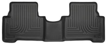 Load image into Gallery viewer, Husky Liners 13-15 Hyundai Sante Fe GLS/Limited WeatherBeater 2nd Seat Black Floor Liners
