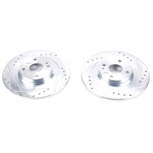 Load image into Gallery viewer, Power Stop 17-19 Fiat 124 Spider Rear Evolution Drilled &amp; Slotted Rotors - Pair
