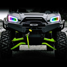 Load image into Gallery viewer, Oracle 14-19 Polaris Ranger 570/900/1000 Dynamic RGB+W Headlight Halo Kit - ColorSHIFT - Dynamic
