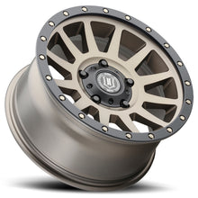 Load image into Gallery viewer, ICON Compression 17x8.5 5x150 25mm Offset 5.75in BS 110.1mm Bore Bronze Wheel
