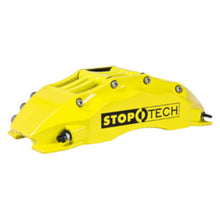 Load image into Gallery viewer, StopTech 06-09 Chevy Corvette Front BBK w/ Yellow ST-60 Calipers Slotted 355x32mm Rotors SS Lines
