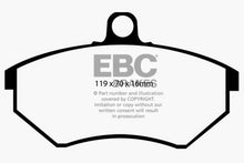 Load image into Gallery viewer, EBC 94 Volkswagen Cabriolet 1.8 Greenstuff Front Brake Pads
