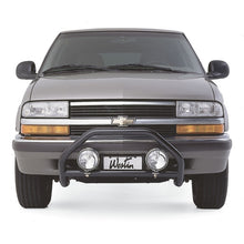 Load image into Gallery viewer, Westin 1998-04 Chevy/GMC S-Series/Blazer Downsize Safari Light Bar Mount Kit - Black

